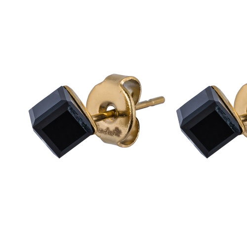 Пусеты Fiore Luna  Black, SWE2127/1 BL G фото 3